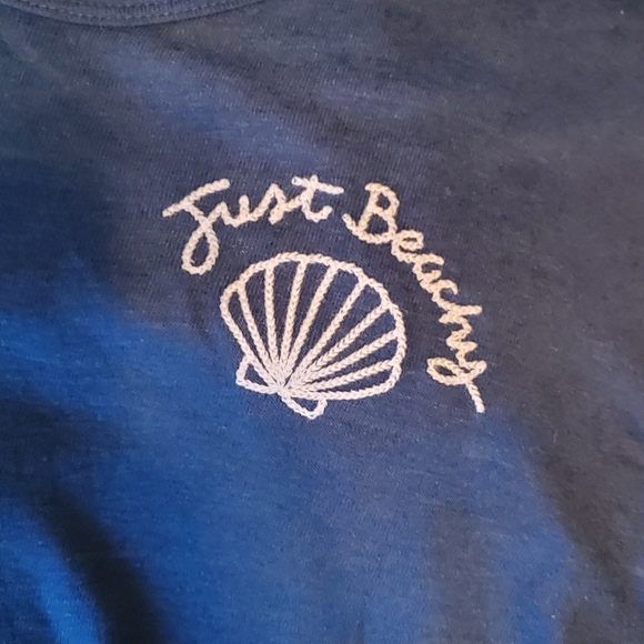 Old Navy Just Beachy turquoise sleeveless shirt - Picture 2 of 3